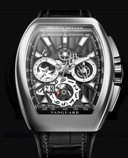 Review Franck Muller Vanguard Grande Date Review Replica Watch Cheap Price V 45 CC GD SQT BR (NR)